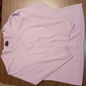 George Light Purple Cardigan w Designer Buttons 18/20
